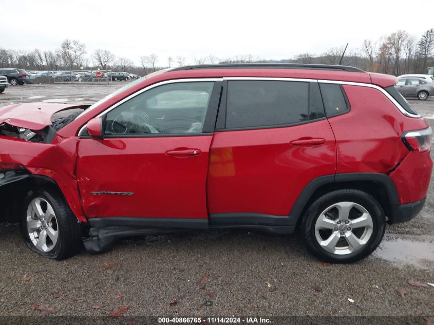 2018 Jeep Compass Latitude 4X4 VIN: 3C4NJDBB6JT162406 Lot: 40866765