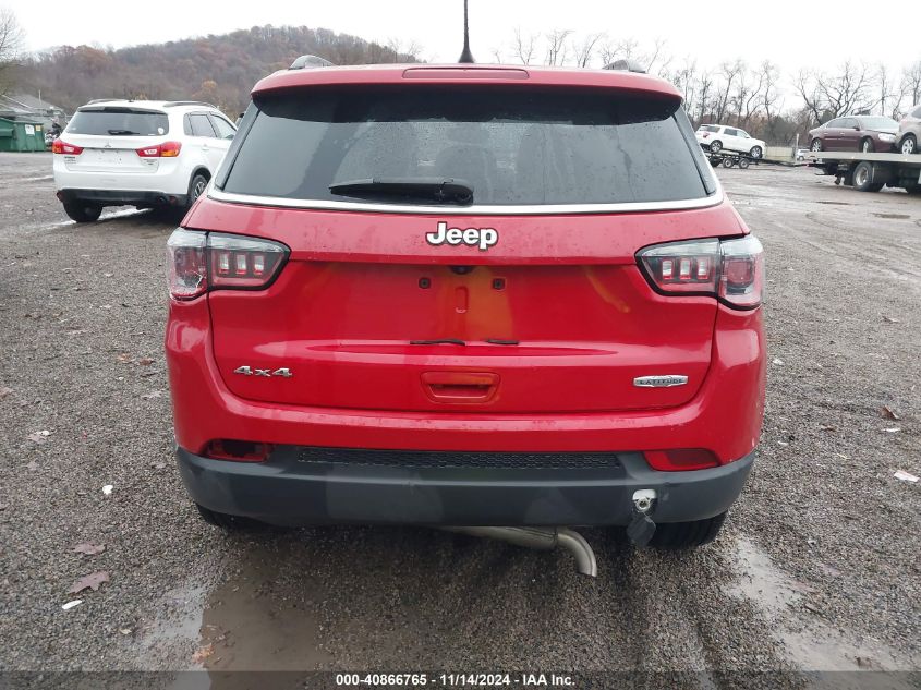 2018 Jeep Compass Latitude 4X4 VIN: 3C4NJDBB6JT162406 Lot: 40866765