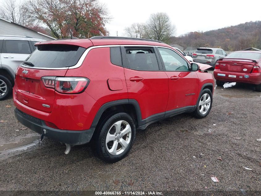 2018 Jeep Compass Latitude 4X4 VIN: 3C4NJDBB6JT162406 Lot: 40866765