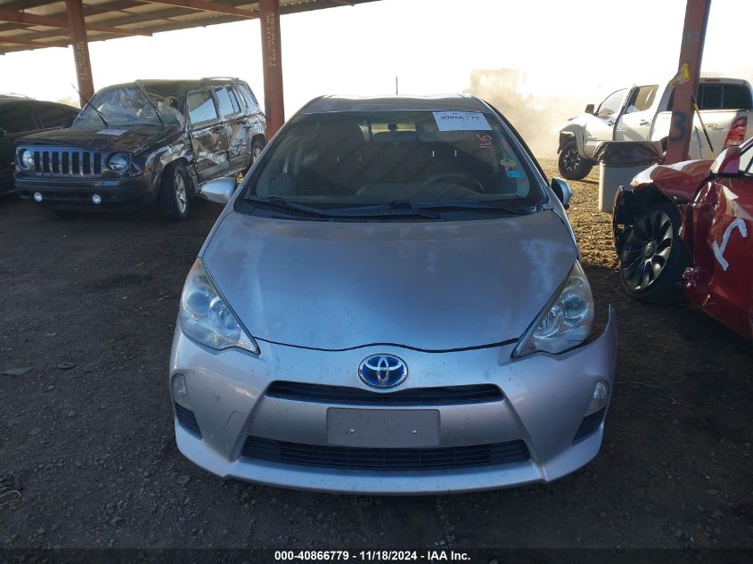 2013 Toyota Prius C Two VIN: JTDKDTB32D1551844 Lot: 40866779