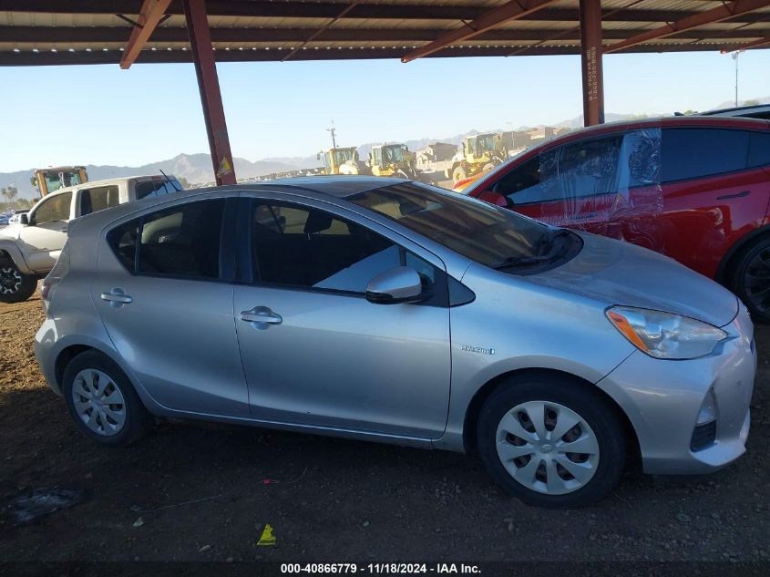 2013 Toyota Prius C Two VIN: JTDKDTB32D1551844 Lot: 40866779