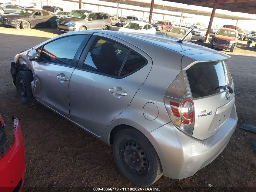 2013 Toyota Prius C Two VIN: JTDKDTB32D1551844 Lot: 40866779