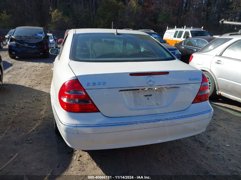 2005 Mercedes-Benz E 500 4Matic VIN: WDBUF83J05X187482 Lot: 40866781