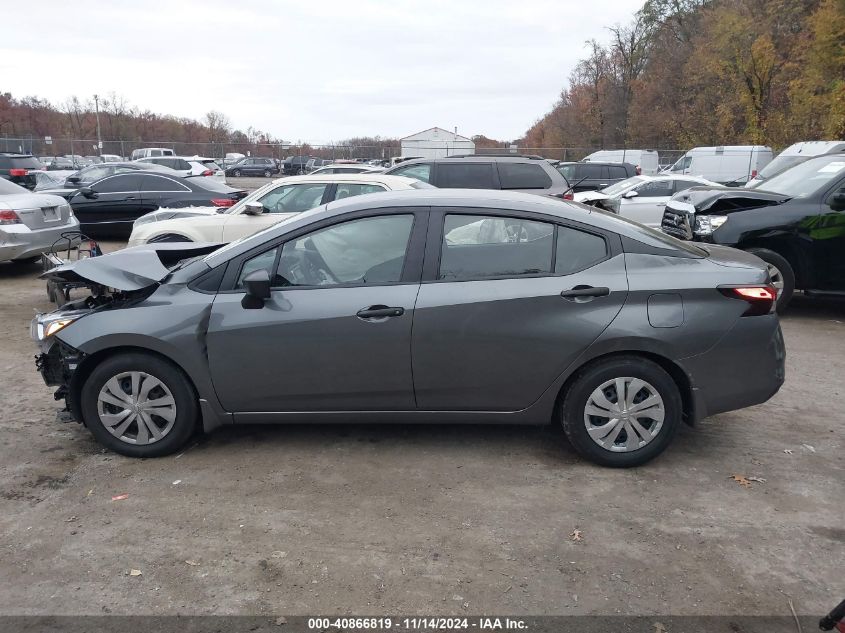 2024 Nissan Versa 1.6 S VIN: 3N1CN8DV8RL833809 Lot: 40866819