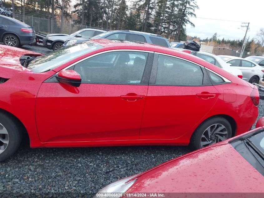 2018 Honda Civic Ex VIN: 2HGFC2F77JH594392 Lot: 40866825