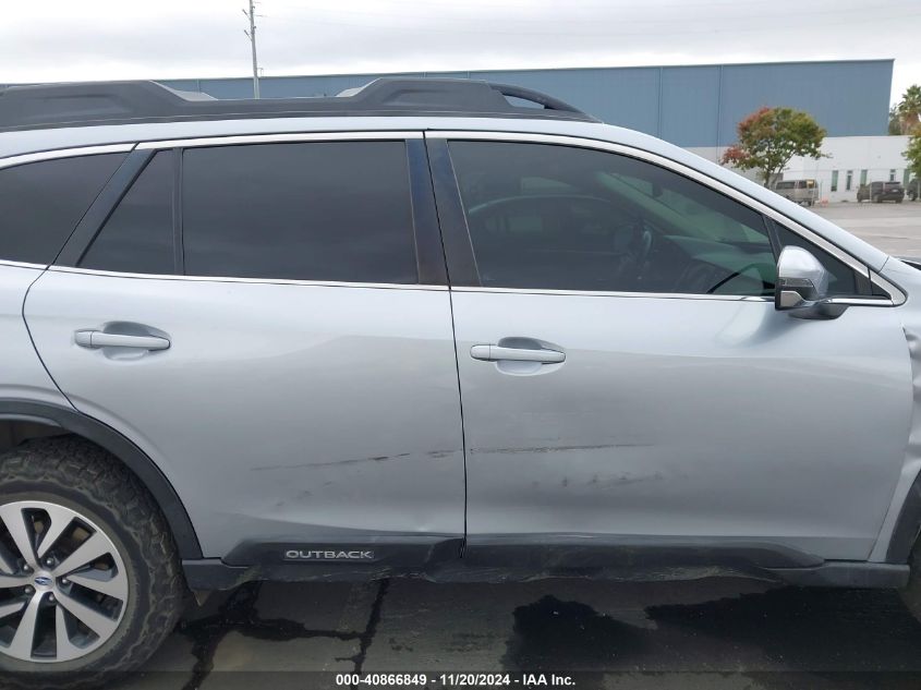 2020 Subaru Outback Premium VIN: 4S4BTACC7L3172729 Lot: 40866849