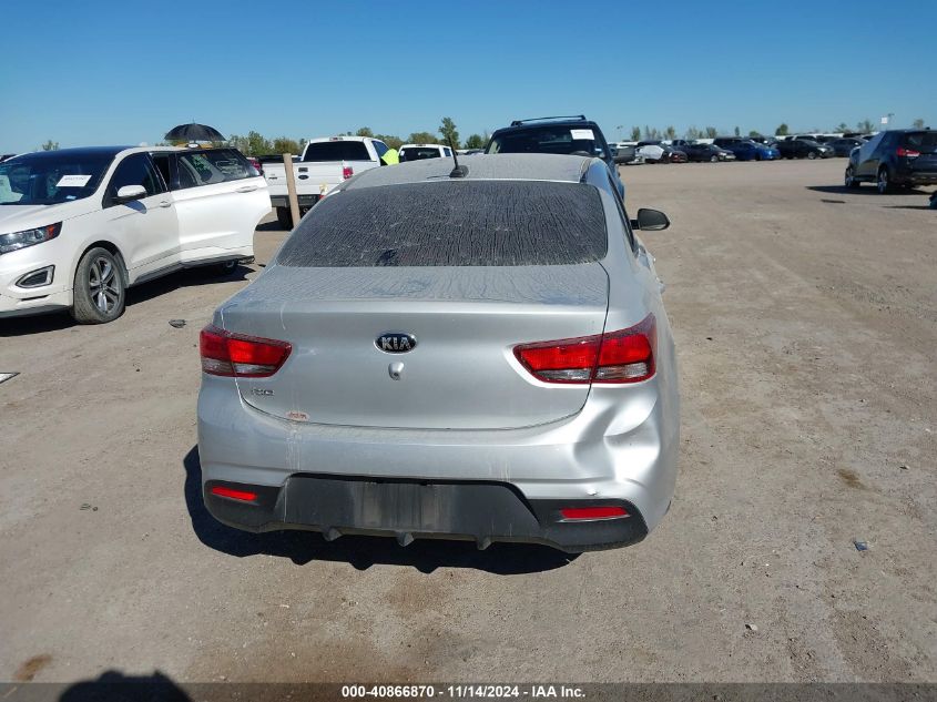 2020 Kia Rio Lx VIN: 3KPA24ADXLE344129 Lot: 40866870