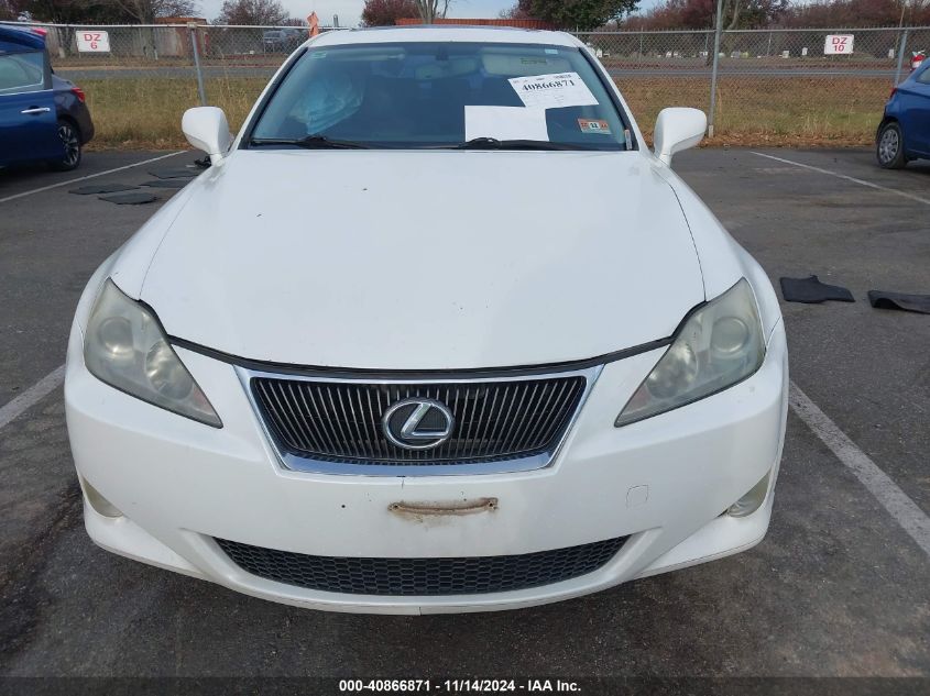 2007 Lexus Is 250 VIN: JTHCK262372019795 Lot: 40866871