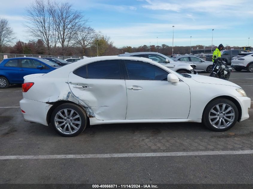 2007 Lexus Is 250 VIN: JTHCK262372019795 Lot: 40866871