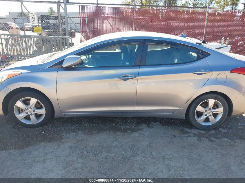 2013 Hyundai Elantra Gls VIN: KMHDH4AE5DU916582 Lot: 40866874