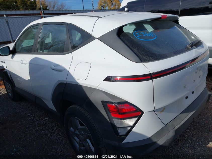 2024 Hyundai Kona Se VIN: KM8HA3AB0RU181796 Lot: 40866886