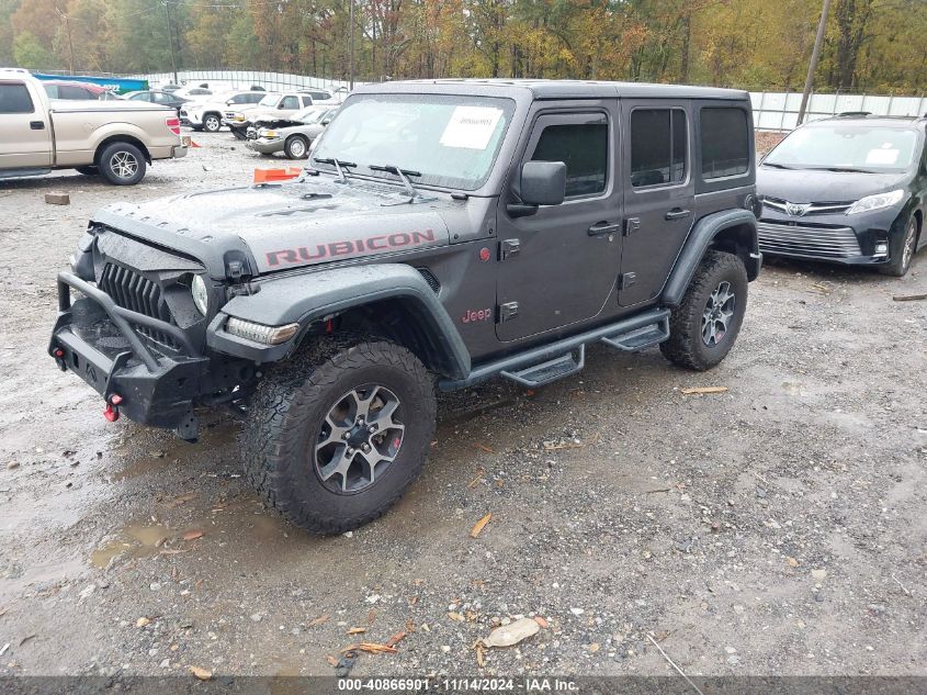 2019 Jeep Wrangler Unlimited Rubicon 4X4 VIN: 1C4HJXFG4KW584481 Lot: 40866901