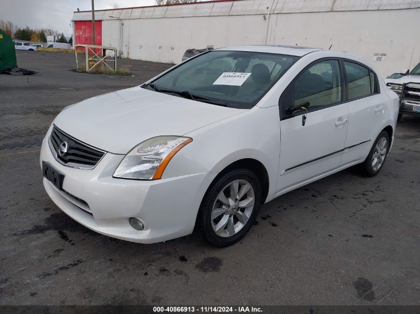 2012 Nissan Sentra 2.0 Sl VIN: 3N1AB6AP5CL637781 Lot: 40866913