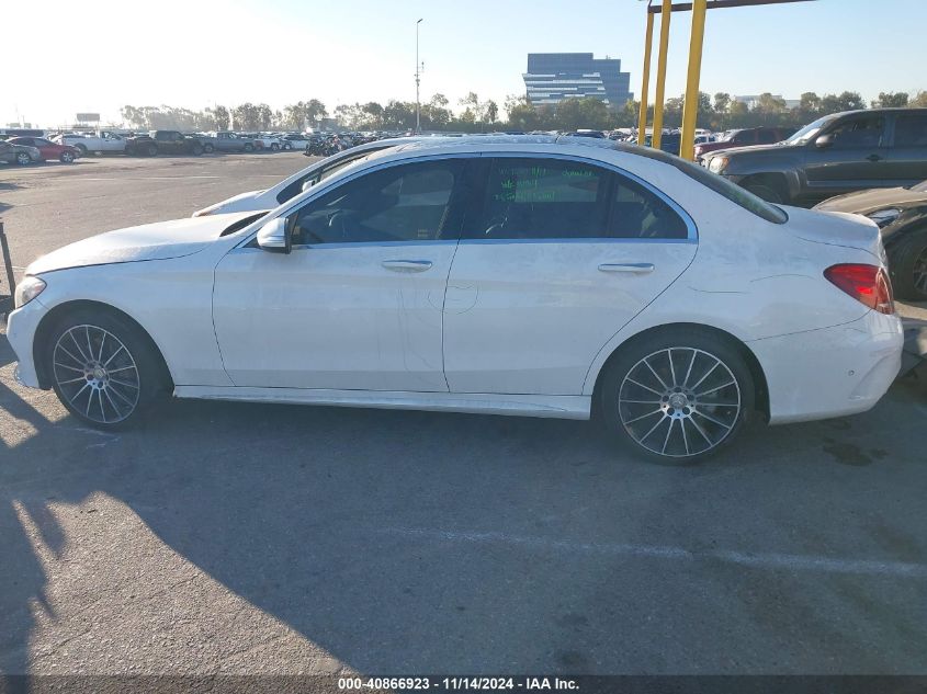 2015 Mercedes-Benz C 300 4Matic/Luxury 4Matic/Sport 4Matic VIN: 55SWF4KB7FU073261 Lot: 40866923