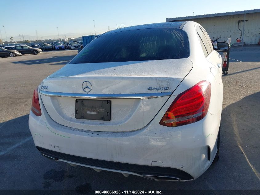 2015 Mercedes-Benz C 300 4Matic/Luxury 4Matic/Sport 4Matic VIN: 55SWF4KB7FU073261 Lot: 40866923