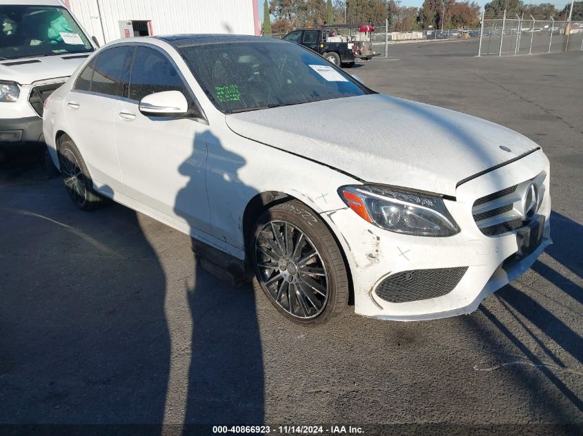 2015 Mercedes-Benz C 300 4Matic/Luxury 4Matic/Sport 4Matic VIN: 55SWF4KB7FU073261 Lot: 40866923