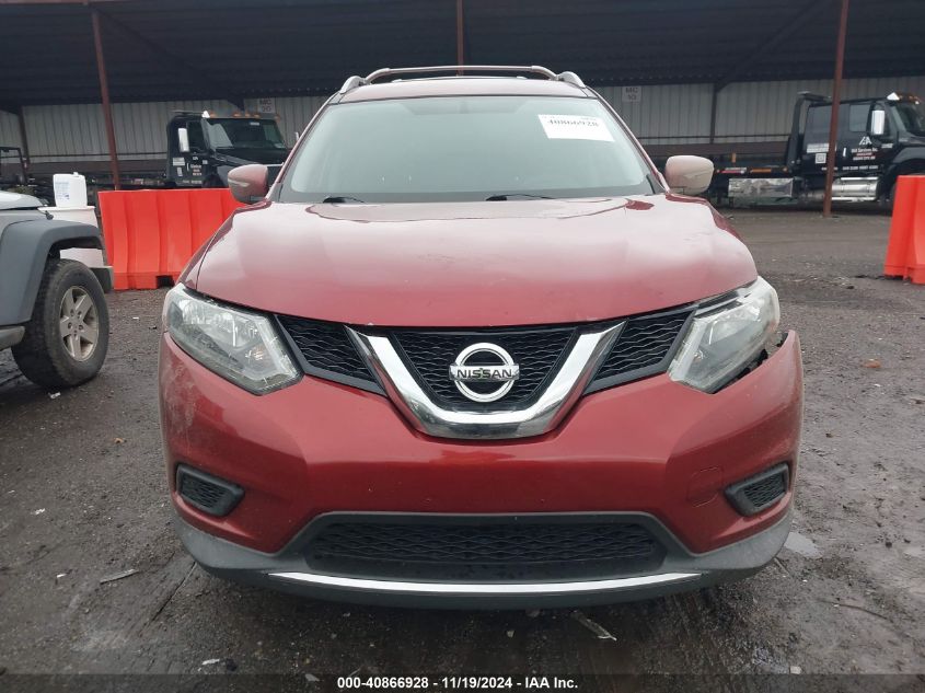 2015 Nissan Rogue S VIN: KNMAT2MV7FP535985 Lot: 40866928