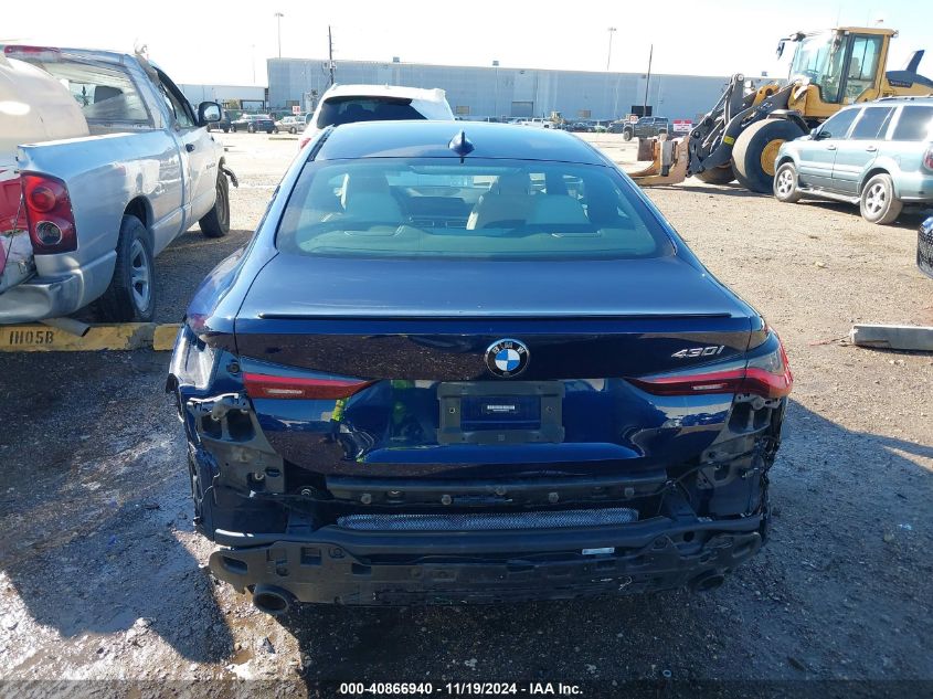 2022 BMW 430I VIN: WBA53AP08NCK99152 Lot: 40866940