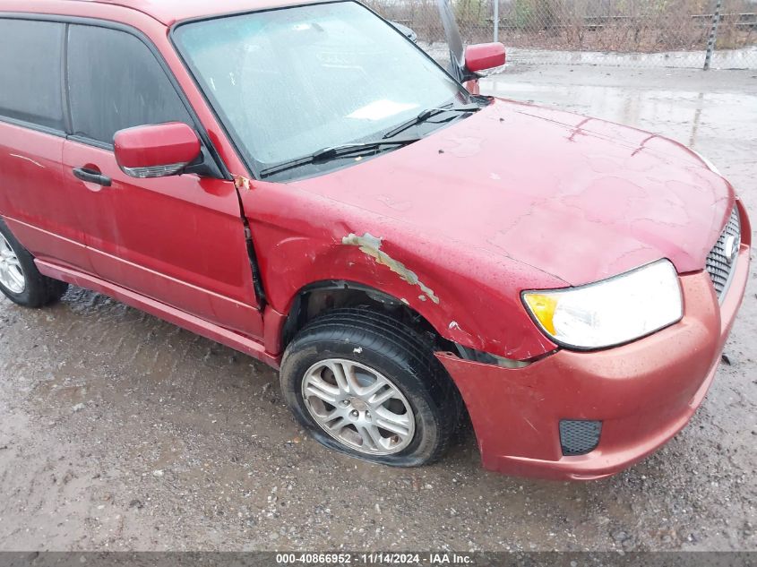 2008 Subaru Forester Sports 2.5X VIN: JF1SG66608H730089 Lot: 40866952