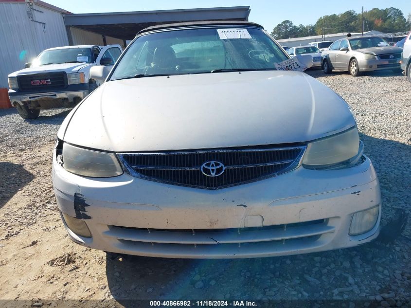 2000 Toyota Camry Solara Sle V6 VIN: 2T1FF22P9YC378480 Lot: 40866982