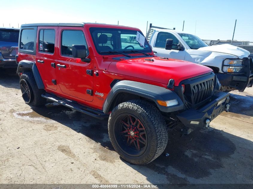 2020 Jeep Wrangler Unlimited Sport S 4X4 VIN: 1C4HJXDN8LW257231 Lot: 40866999