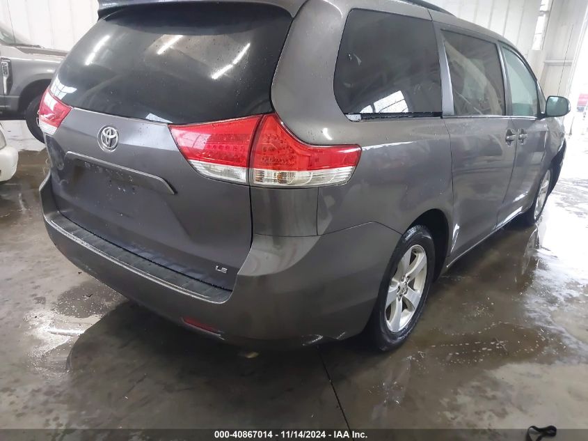 2014 Toyota Sienna Le V6 8 Passenger VIN: 5TDKK3DC2ES496142 Lot: 40867014