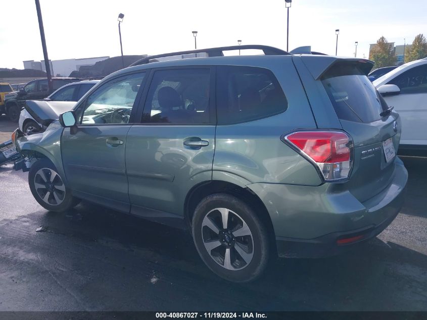 2018 Subaru Forester 2.5I Premium VIN: JF2SJAGC6JH582735 Lot: 40867027