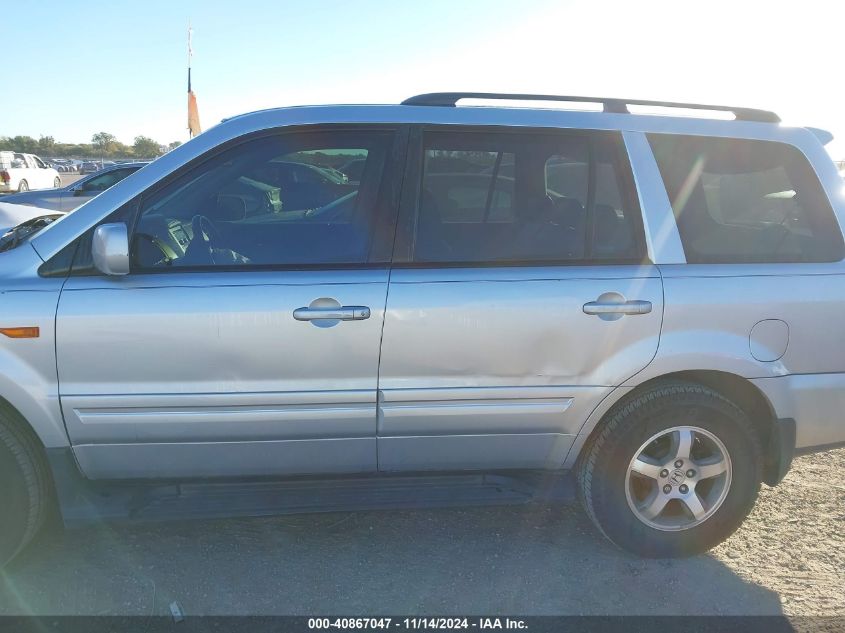 2007 Honda Pilot Ex-L VIN: 5FNYF28617B005953 Lot: 40867047