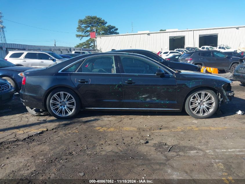 2014 Audi A8 4.0T VIN: WAUA2AFD4EN003120 Lot: 40867052