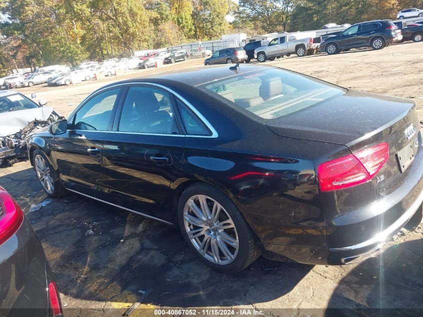 2014 Audi A8 4.0T VIN: WAUA2AFD4EN003120 Lot: 40867052