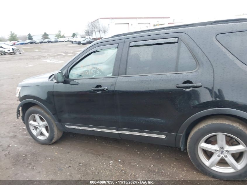 2017 Ford Explorer Xlt VIN: 1FM5K8D86HGC81217 Lot: 40867098