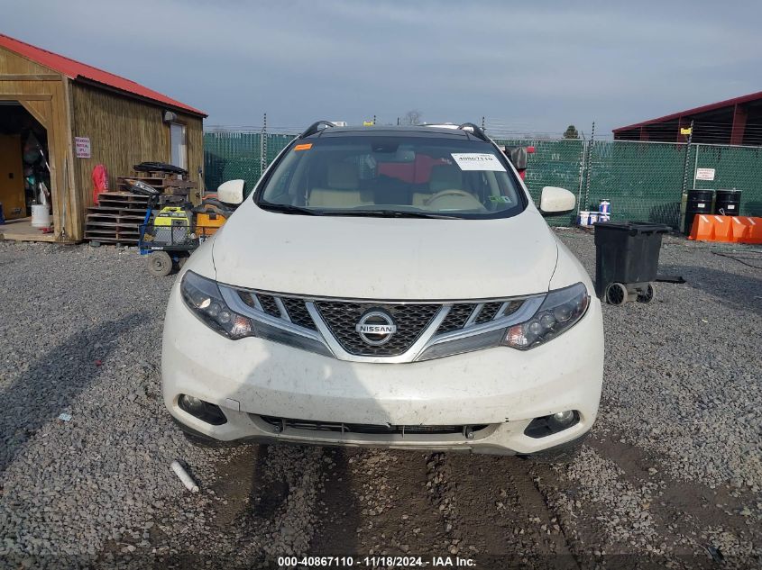 2014 Nissan Murano Le VIN: JN8AZ1MW0EW531500 Lot: 40867110