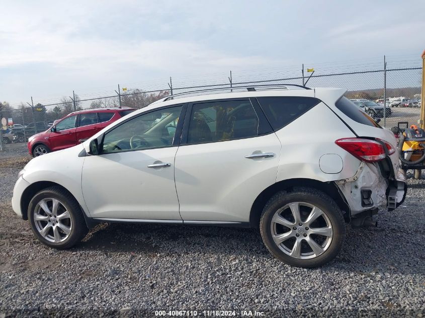 2014 Nissan Murano Le VIN: JN8AZ1MW0EW531500 Lot: 40867110