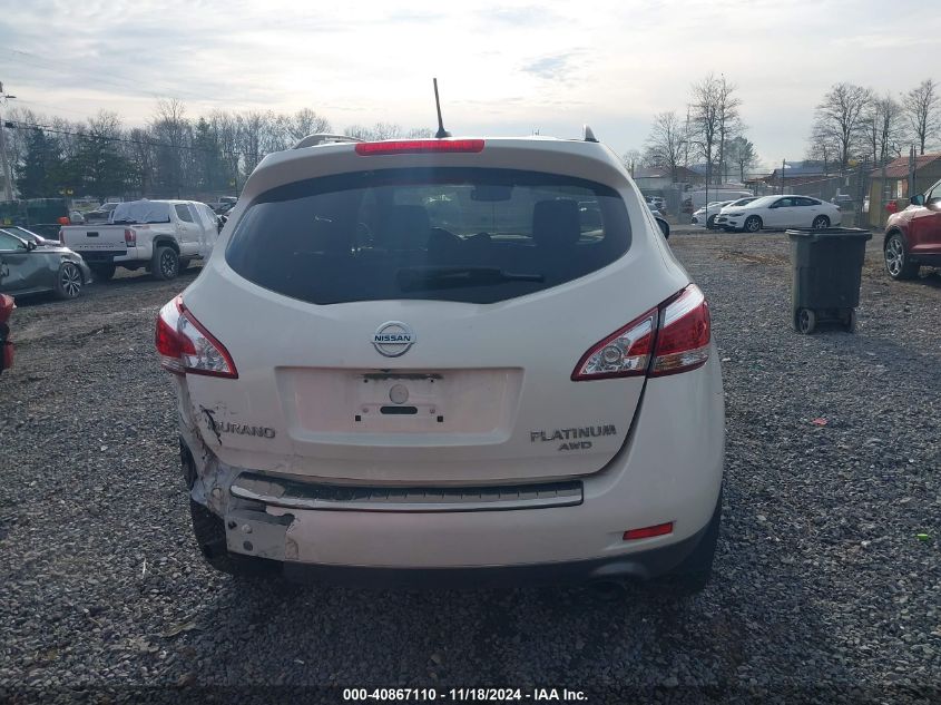 2014 Nissan Murano Le VIN: JN8AZ1MW0EW531500 Lot: 40867110