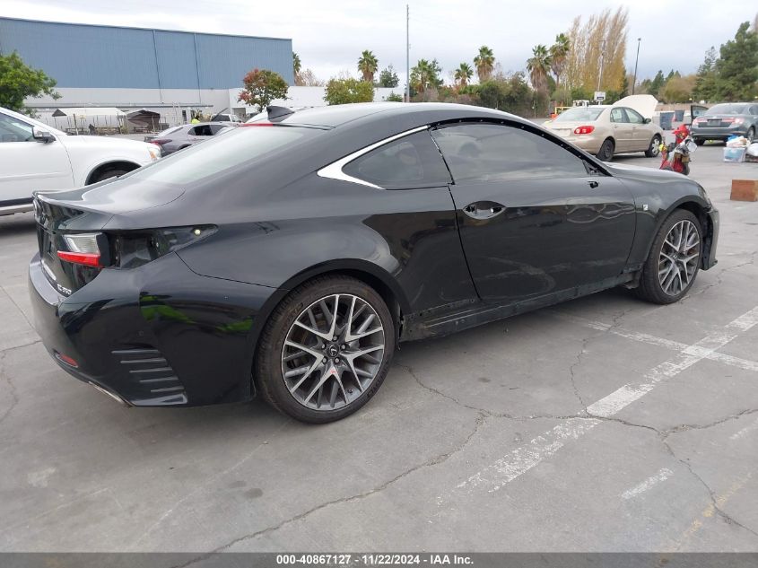 VIN JTHHE5BC8F5007930 2015 Lexus RC, 350 no.4