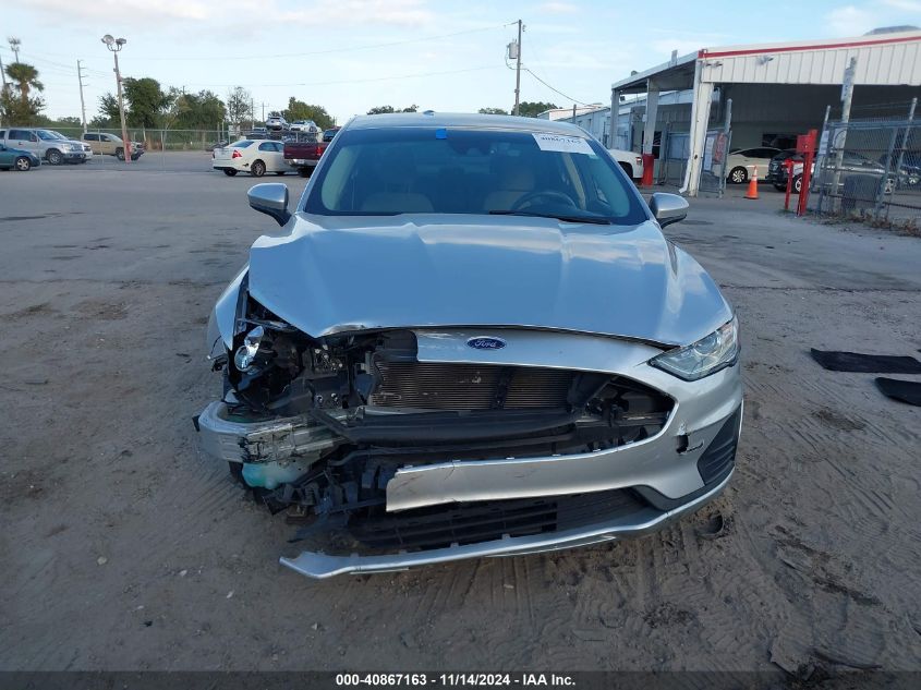 2019 Ford Fusion Se VIN: 3FA6P0HD9KR161937 Lot: 40867163