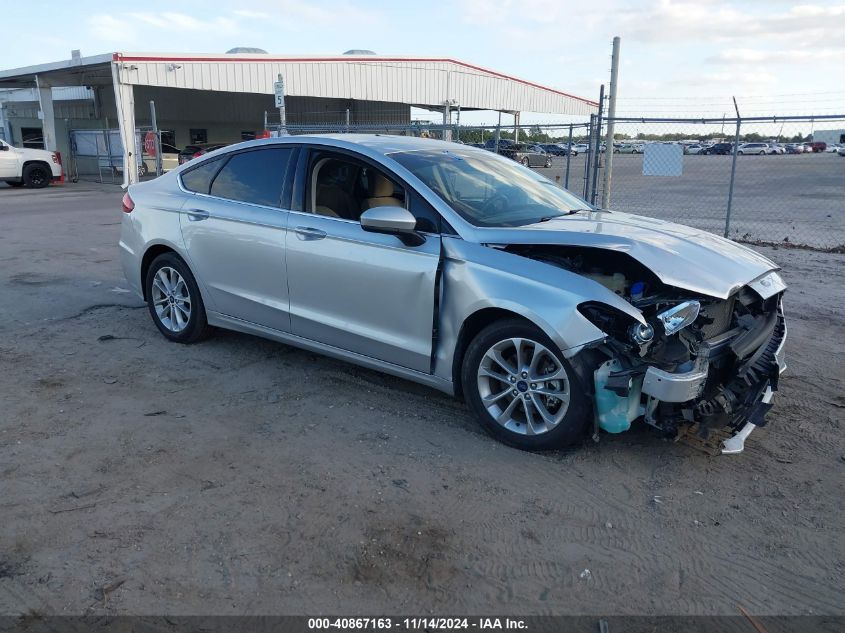 2019 Ford Fusion Se VIN: 3FA6P0HD9KR161937 Lot: 40867163