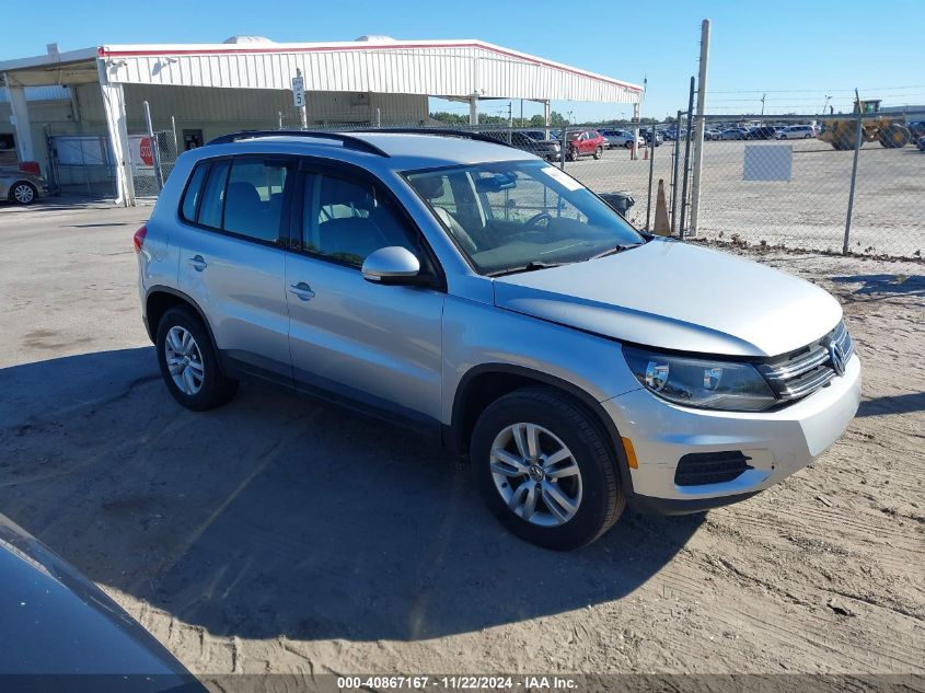 2016 VOLKSWAGEN TIGUAN S - WVGAV7AXXGW606709