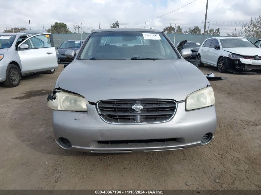 2001 Nissan Maxima Gxe VIN: JN1CA31D61T612221 Lot: 40867194