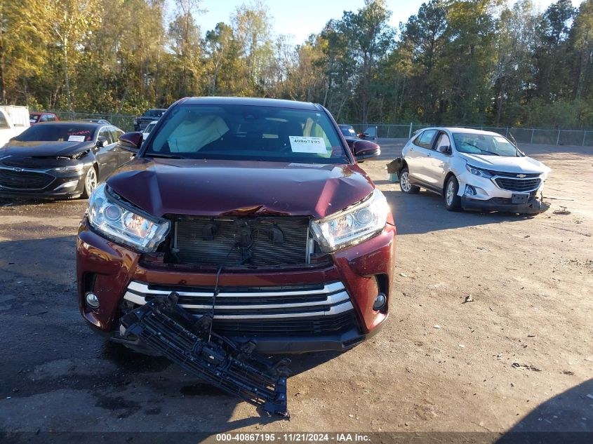 2019 Toyota Highlander Le Plus VIN: 5TDZZRFH3KS343528 Lot: 40867195