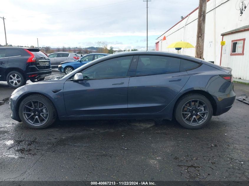 2021 Tesla Model 3 Long Range Dual Motor All-Wheel Drive VIN: 5YJ3E1EB8MF065572 Lot: 40867213