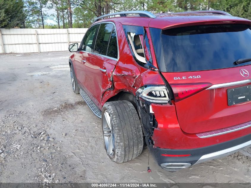 2020 Mercedes-Benz Gle 450 4Matic VIN: 4JGFB5KB3LA204768 Lot: 40867244