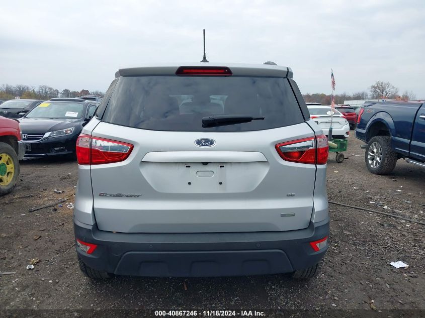 2018 Ford Ecosport Se VIN: MAJ3P1TEXJC227238 Lot: 40867246