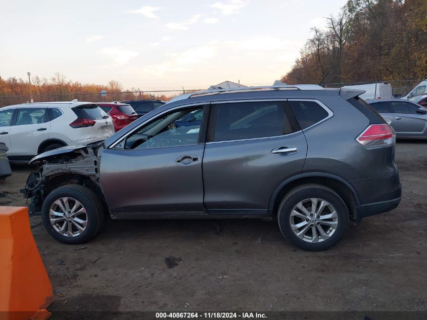 2016 Nissan Rogue Sv VIN: KNMAT2MV5GP672411 Lot: 40867264