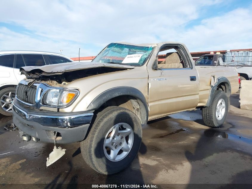 2001 Toyota Tacoma VIN: 5TEPM62NX1Z876705 Lot: 40867278