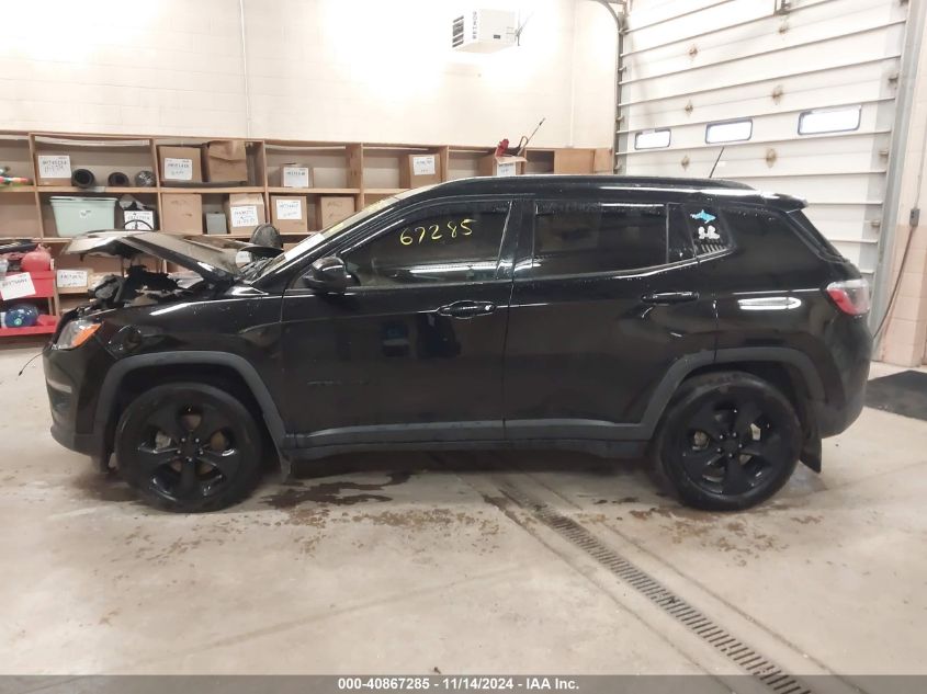 2019 Jeep Compass Altitude Fwd VIN: 3C4NJCBBXKT727168 Lot: 40867285