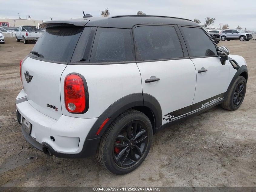 Vin: wmwzc3c57cwl84655, lot: 41356938, mini cooper s countryman 20124