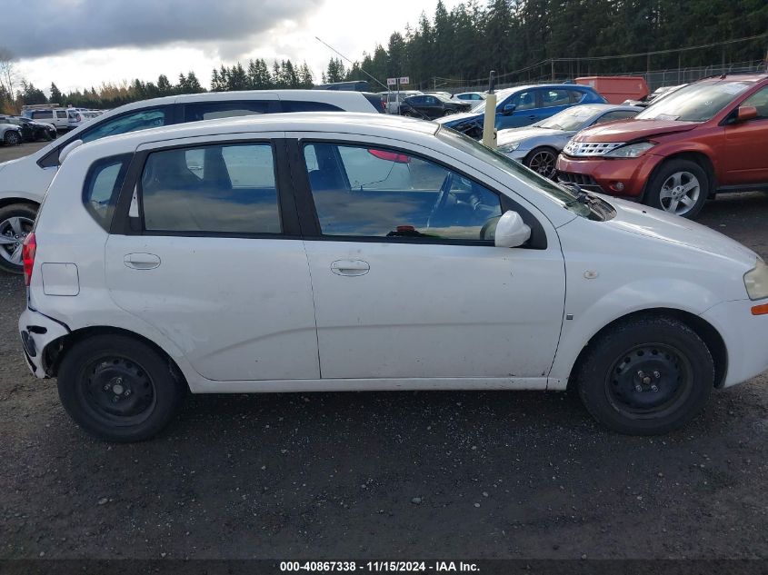 2008 Chevrolet Aveo 5 Ls VIN: KL1TD66628B249018 Lot: 40867338