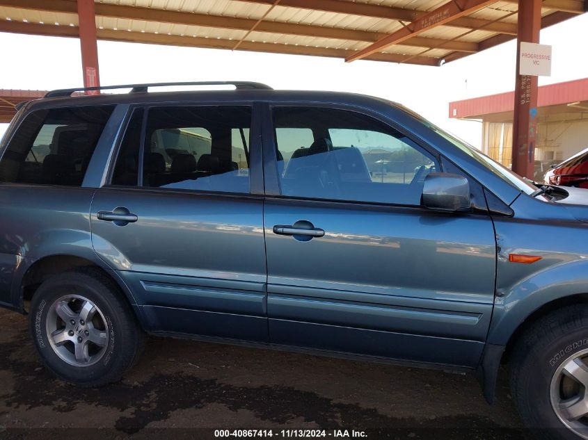 2007 Honda Pilot Ex-L VIN: 5FNYF28717B034300 Lot: 40867414