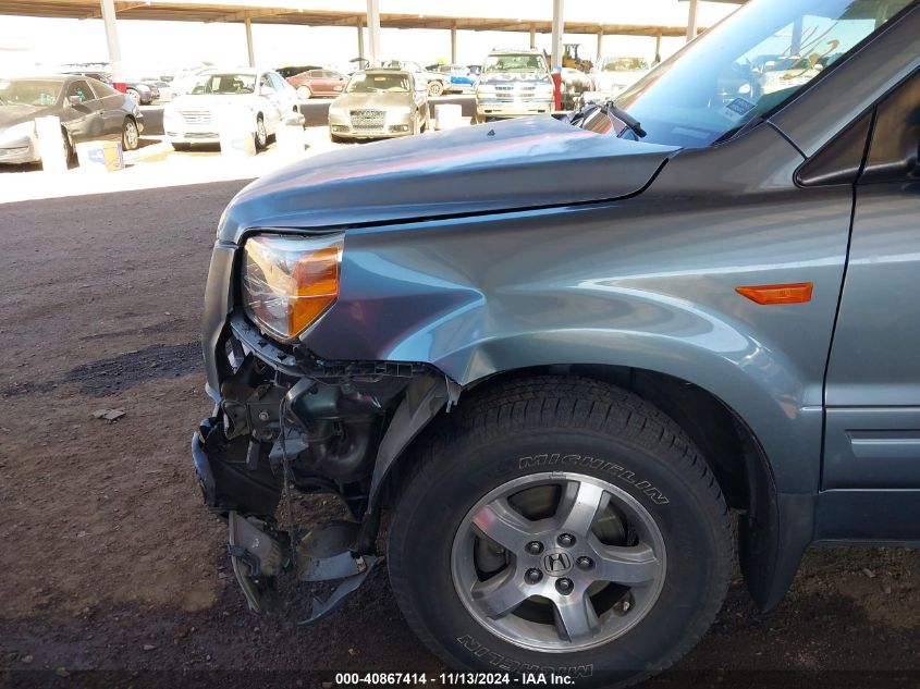 2007 Honda Pilot Ex-L VIN: 5FNYF28717B034300 Lot: 40867414